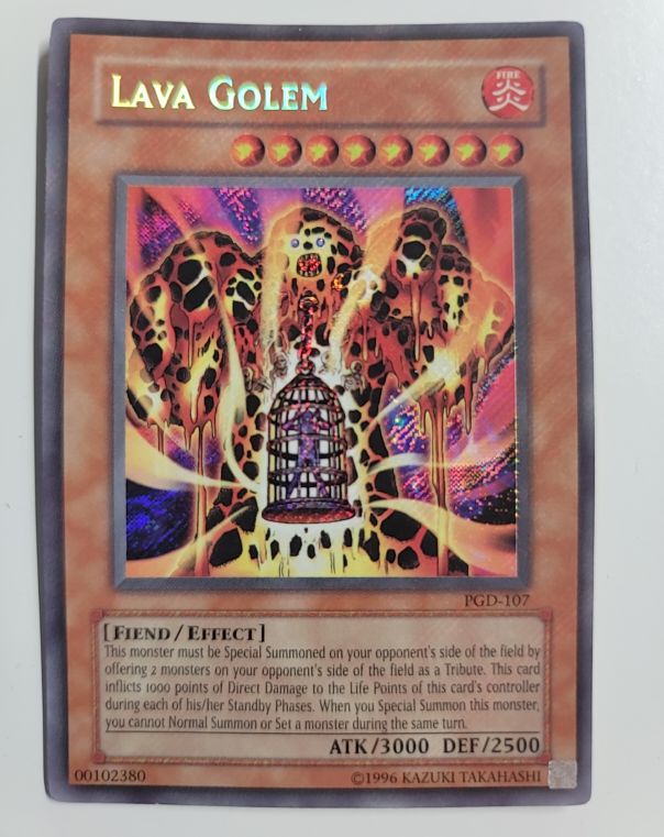 Yu-Gi-Oh! PGD-107 Lava Golem — front