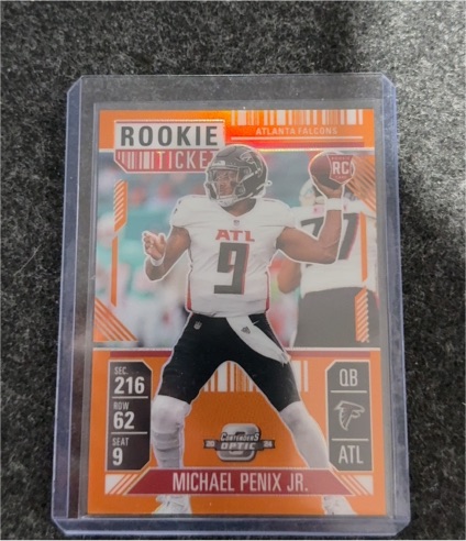 2024 Panini Contenders Optic #89 Michael Penix Jr. Rookie Ticket — front