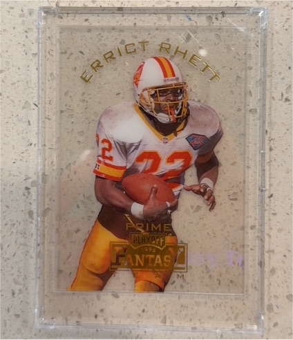 1995 Playoff Prime Fantasy Team #FT13 Errict Rhett — front