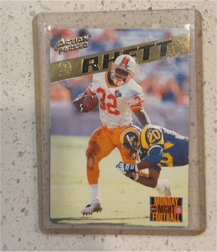 1995 Action Packed Monday Night Football #unknown Michael Rhhett — front