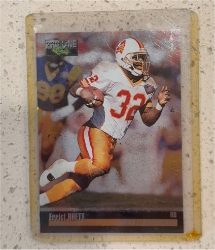 1995 Pro Line #32 Errict Rhett — front
