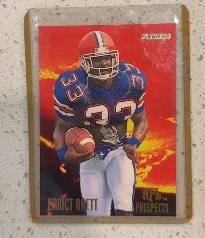 1994 Fleer NFL Prospects #20 Errict Rhett — front