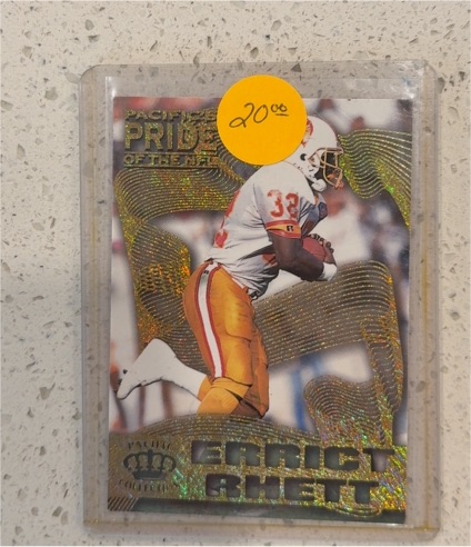 1995 Pacific Crown Royale Pride of the NFL #PN6 Errict Rhett — front
