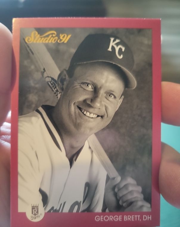 1991 Studio #62 George Brett — front