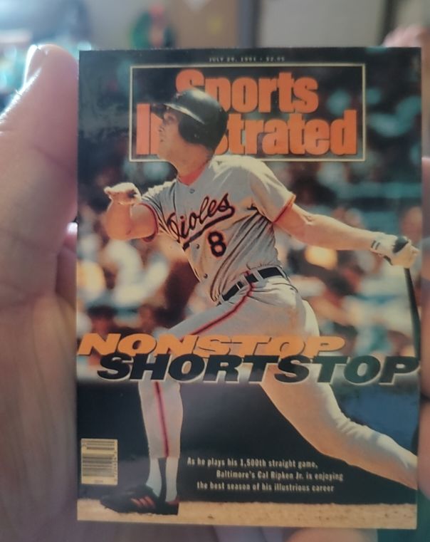 1991 Sports Illustrated July 29 Cal Ripken Jr Nonstop Shortstop — front