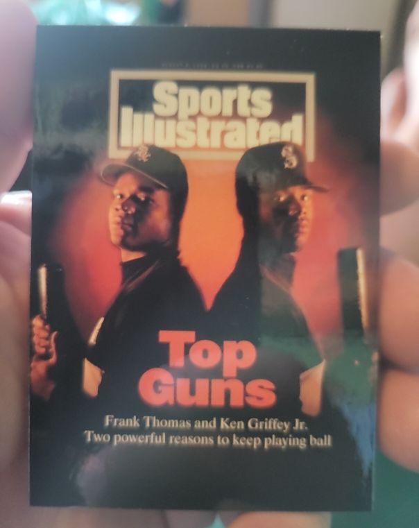1997 Fleer Sports Illustrated #178 Frank Thomas Ken Griffey Jr. — front