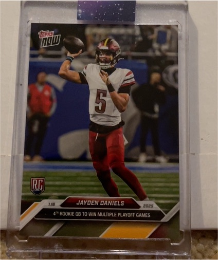 2024 Topps Now #23 Jayden Daniels — front