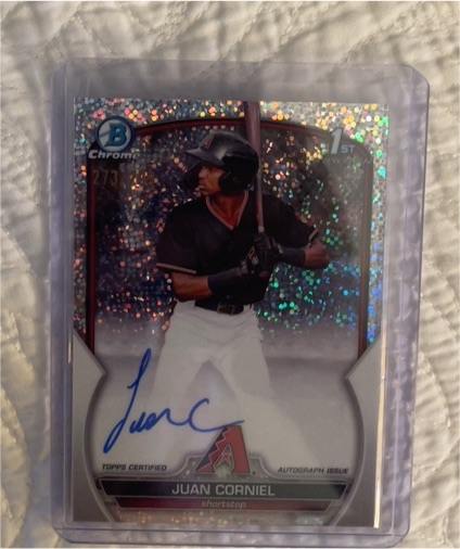 2023 Bowman Chrome #CPA-JCL Juan Corniel — front
