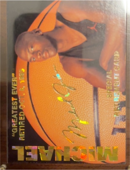 1993-94 Sports Stars USA #23 Michael Jordan Special Retirement Card — front