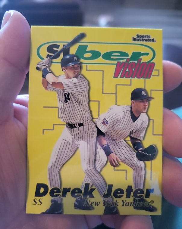 1997 Fleer Sports Illustrated Siber Vision #62 Derek Jeter — front