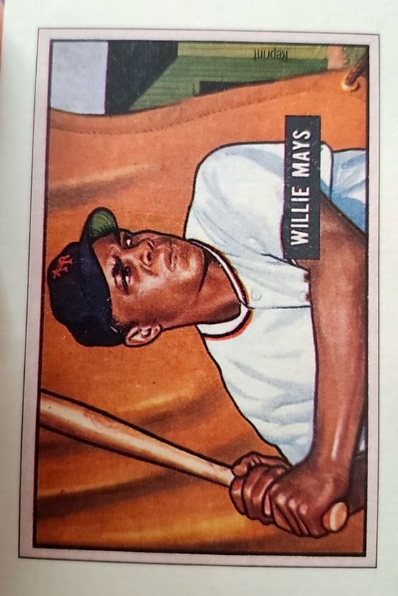 1951 Bowman #305 Willie Mays — front