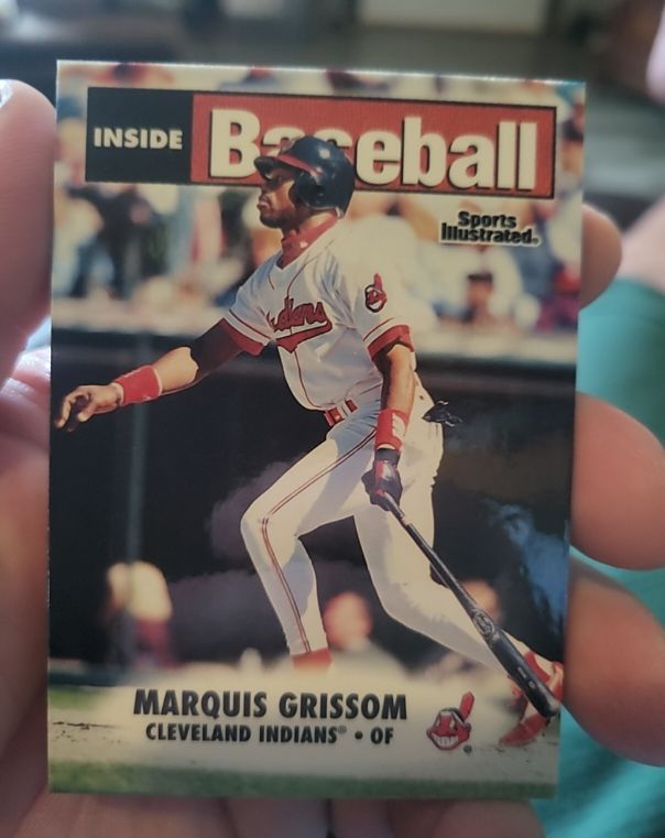 1997 Fleer Sports Illustrated #44 Marquis Grissom — front