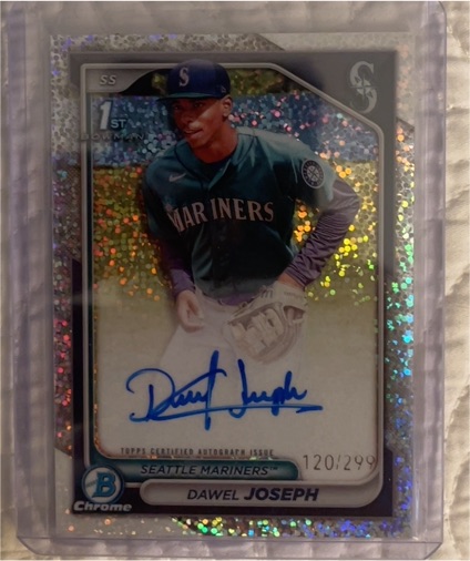 2024 Bowman Chrome #176 Dawel Joseph — front