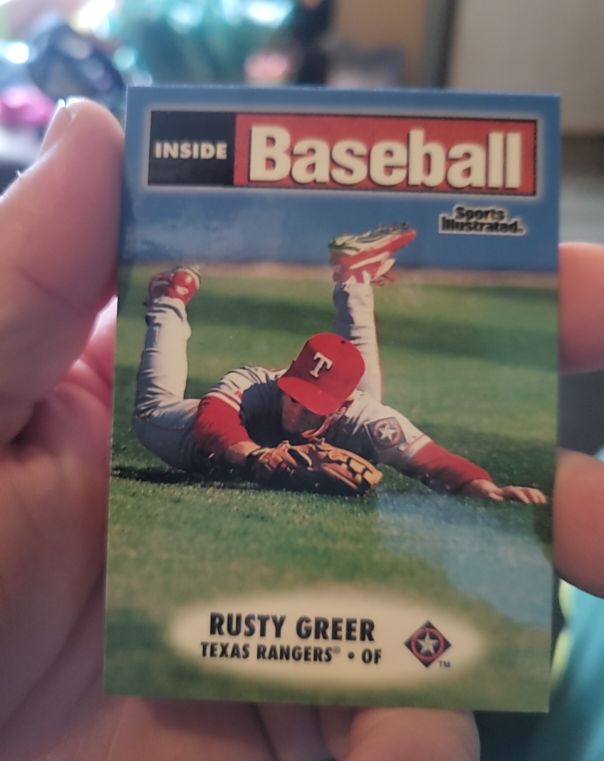 1997 Sports Illustrated Inside Baseball Rusty Greer — front