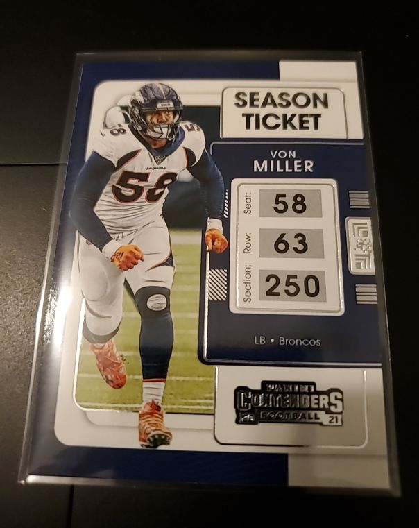 2021 Panini Contenders Season Ticket #30 Von Miller — front