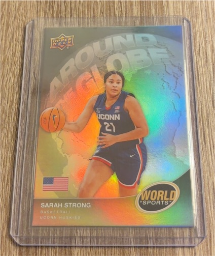 2025 Upper Deck World of Sports Around the Globe #ATG-SS Sarah Strong — front