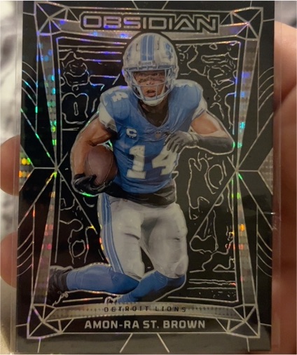 2024 Panini Obsidian #62 Amon-Ra St. Brown — front