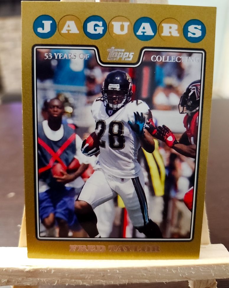 2008 Topps Jaguars Insert Fred Taylor — front