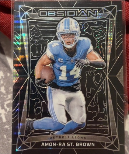 2024 Panini Obsidian #62 Amon-Ra St. Brown — front
