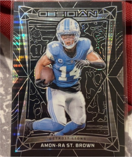 2024 Panini Obsidian Amon-Ra St. Brown — front