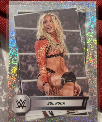 2025 Topps Chrome WWE #24 Sol Ruca — front