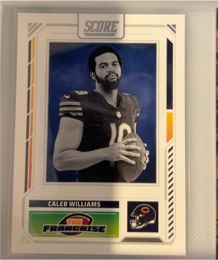 2025 Panini Score #6 Caleb Williams The Franchise — front