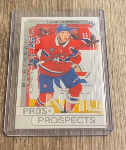 2024-25 Upper Deck Extended NHL Pros and Prospects #PP-24 Lane Hutson — front