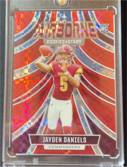 2024 Panini Rookies & Stars Airborne #A-JDS Jayden Daniels — front