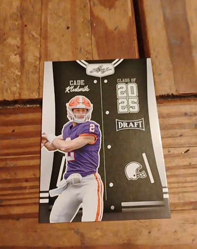 2023 Leaf Draft #82 Cade Klubnik — front