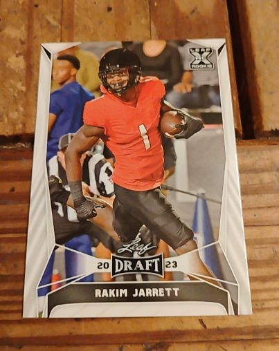 2023 Leaf Draft #65 Rakim Jarrett — front