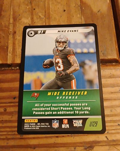 2022 Panini NFL Five TCG #U129 Mike Evans — front