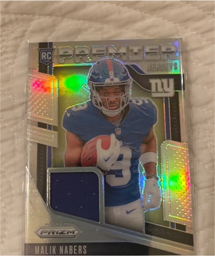 2024 Panini Prizm Premier Jerseys #PJ-MNS Malik Nabers — front