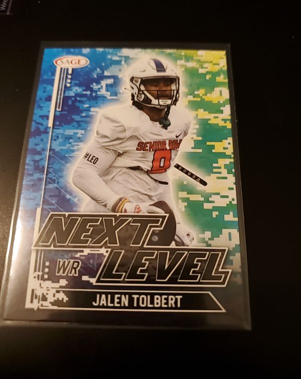 2022 Sage High Series Football Next Level #81 Jalen Tolbert — front