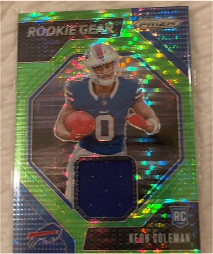 2024 Panini Prizm Rookie Gear #RG-KC Keon Coleman — front