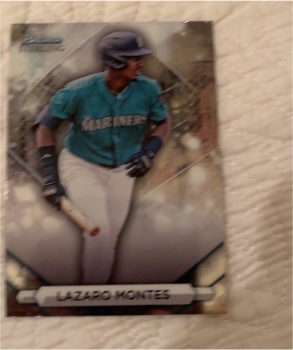 2023 Bowman Sterling #BSP-78 Lazaro Montes — front