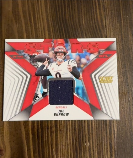 2025 Panini Score #SNJ-JBW Joe Burrow — front