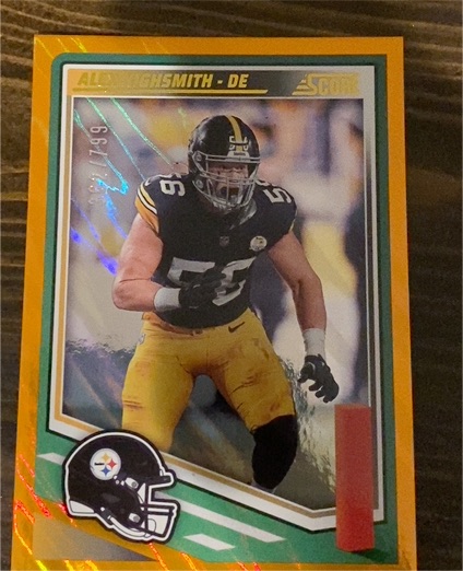 2025 Panini Score #102 Alex Highsmith — front