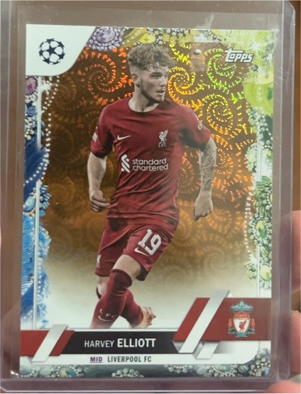 2022-23 Topps Chrome UEFA Club Competitions #49 Harvey Elliott — front