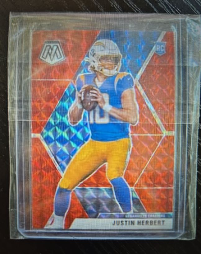 2020 Panini Mosaic #204 Justin Herbert — front