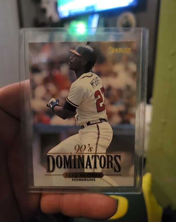 1993 Donruss 90's Dominators Homeruns #3 Fred McGriff — front