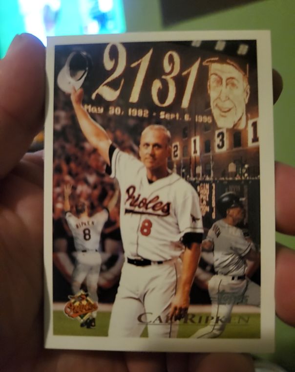 1996 Topps #96 Cal Ripken Jr. — front