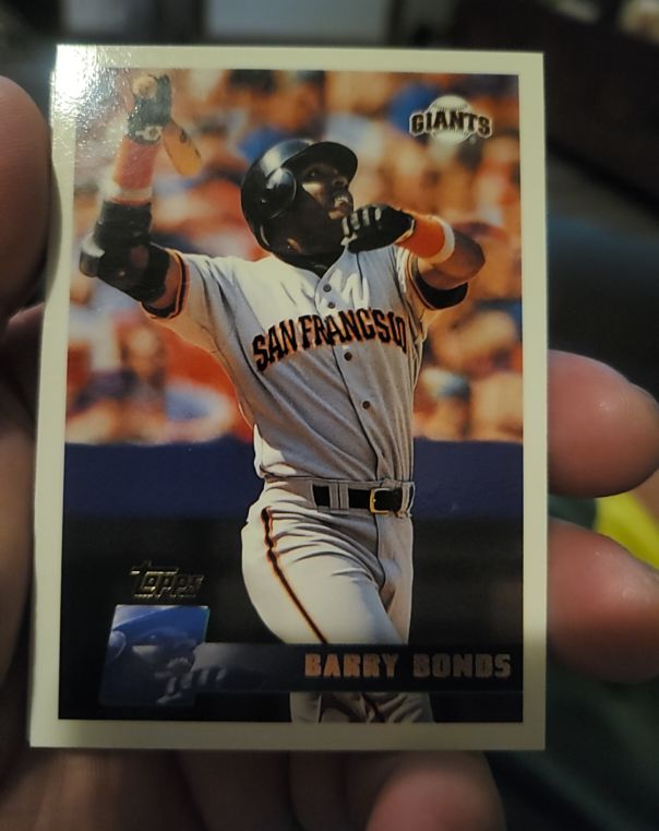 1996 Topps #300 Barry Bonds — front