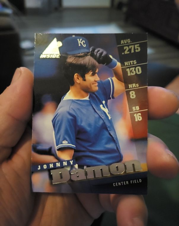 1998 Pinnacle Inside #111 Johnny Damon — front