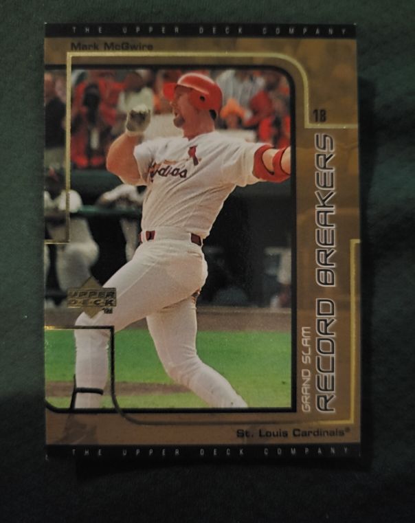 1999 Upper Deck Grand Slam Record Breakers #G10 Mark McGwire — front