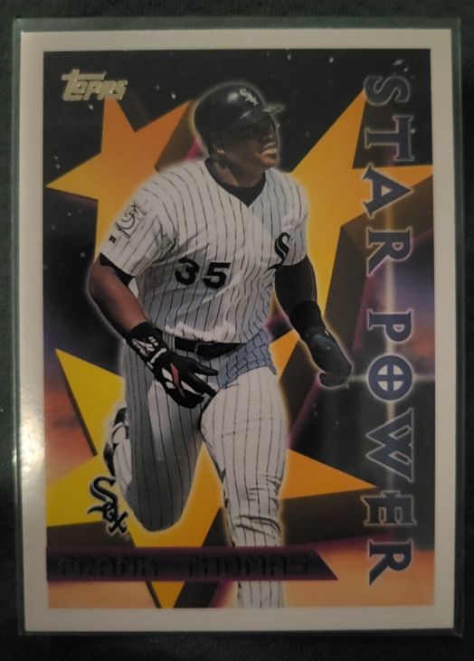 1996 Topps #229 Frank Thomas Star Power Chicago White Sox — front