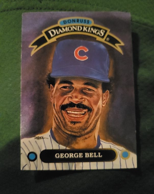 1992 Donruss Diamond Kings #DK-7 George Bell — front
