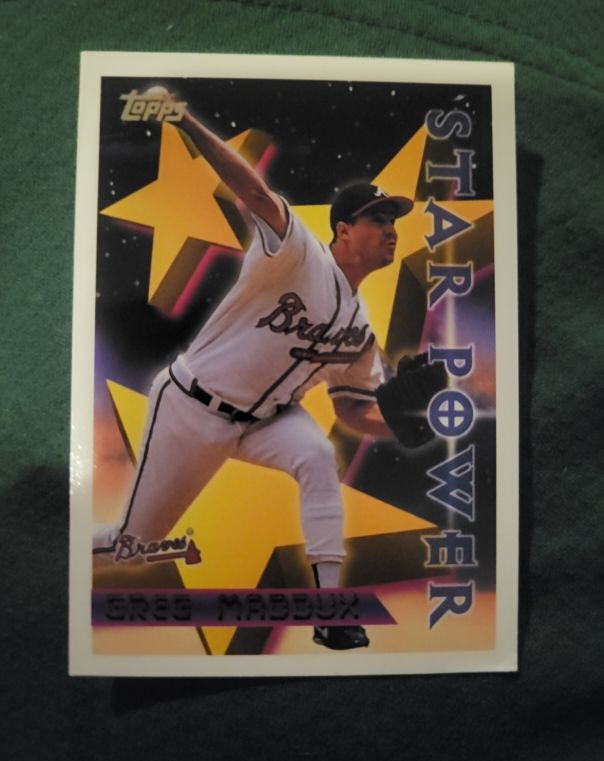 1996 Topps Star Power #3 Greg Maddux — front