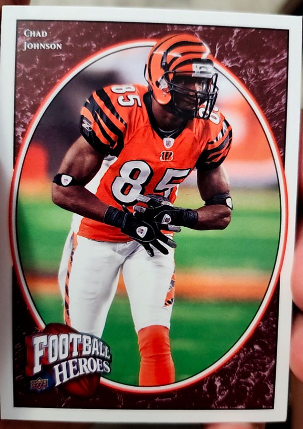 2008 Upper Deck Heroes #23 Chad Johnson — front