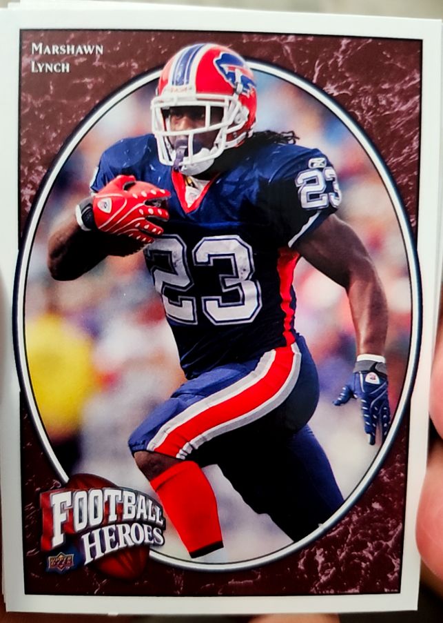 2008 Upper Deck Heroes #68 Marshawn Lynch — front