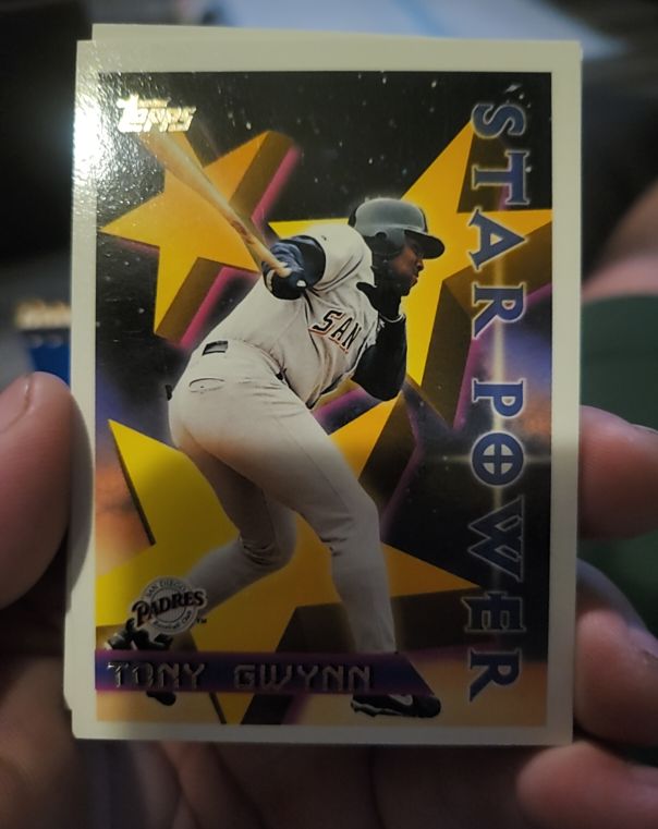 1996 Topps Star Power #1 Tony Gwynn — front